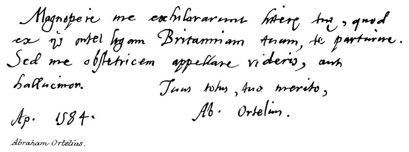 Abraham Ortelius af English School