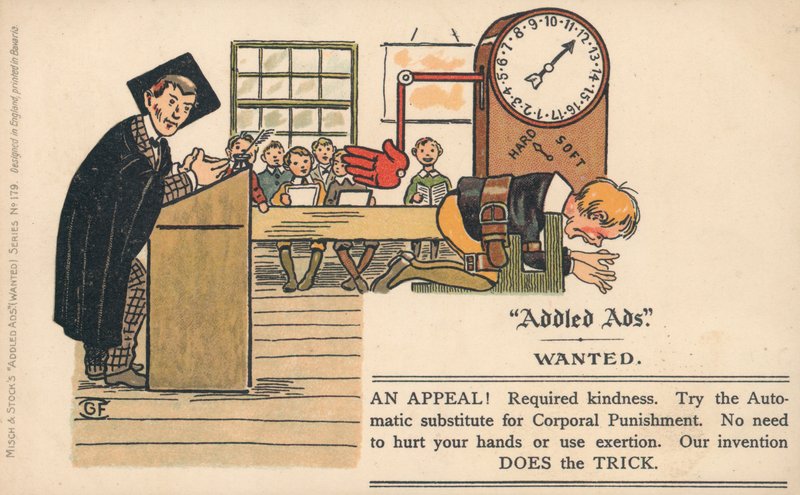 Addled Ads postkort af English School