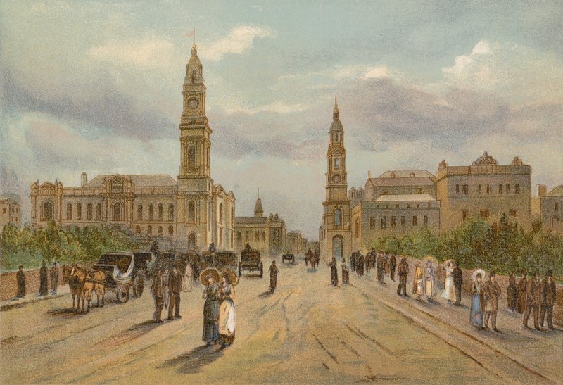 Adelaide, hovedstaden i det sydlige Australien af English School