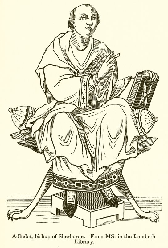 Adhelm, biskop af Sherborne af English School
