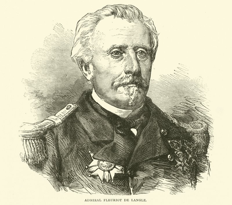 Admiral Fleuriot de Langle, november 1870 af English School