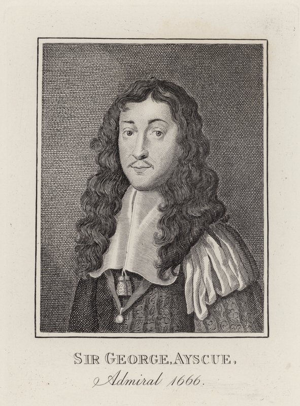 Admiral Sir George Ayscue (gravering) af English School