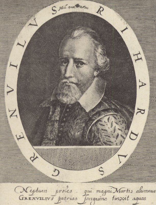 Admiral Sir Richard Grenville af English School