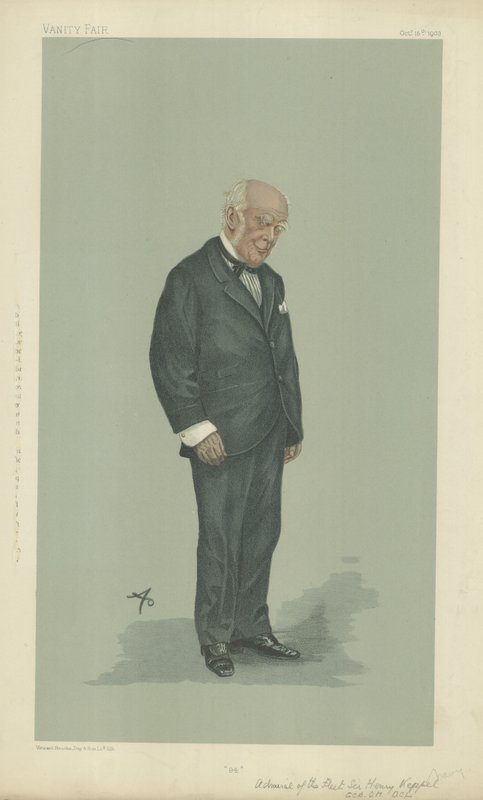 Admiral af flåden Ære Sir Henry Keppel af English School
