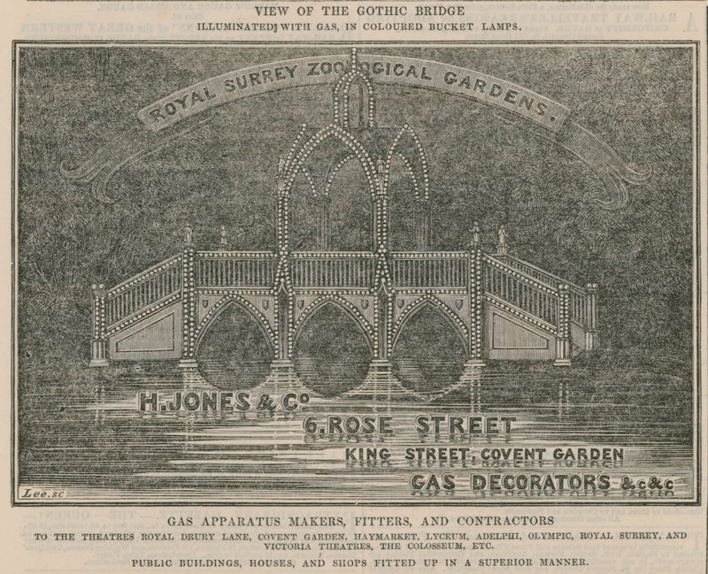 Annonce for H Jones & Co, 6 Rose Street, King Street, Covent Garden af English School