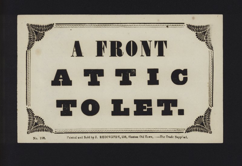 Annonce: Et forloft til leje (type) af English School