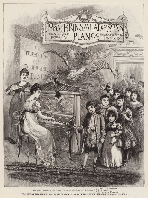 Annonce, Brinsmead Pianos af English School