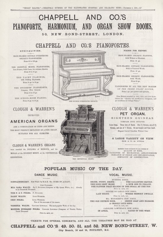 Annonce for Chappell og Co