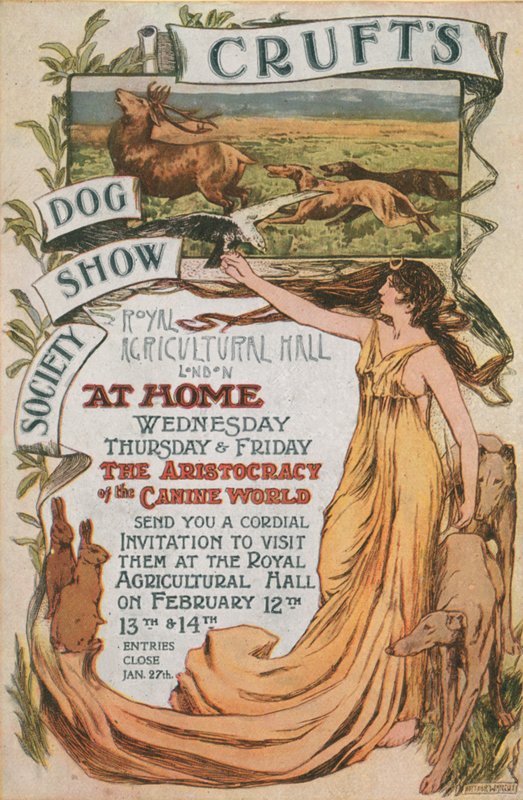 Annonce for Crufts Dog Show af English School