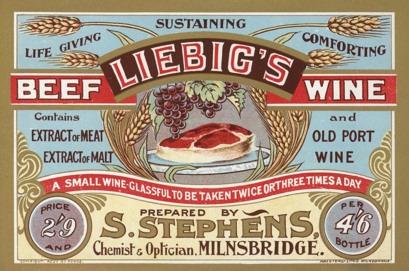 Annonce for Liebigs Beef Wine af English School