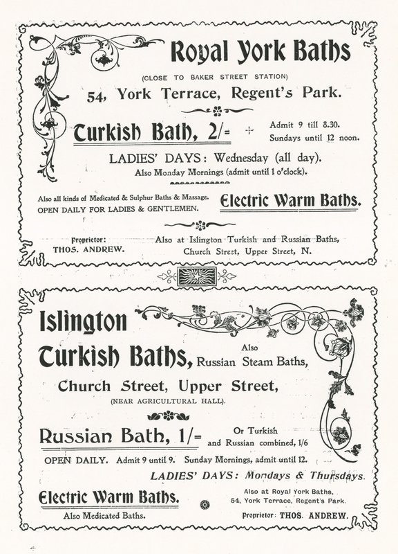 Annonce for Royal York Baths af English School