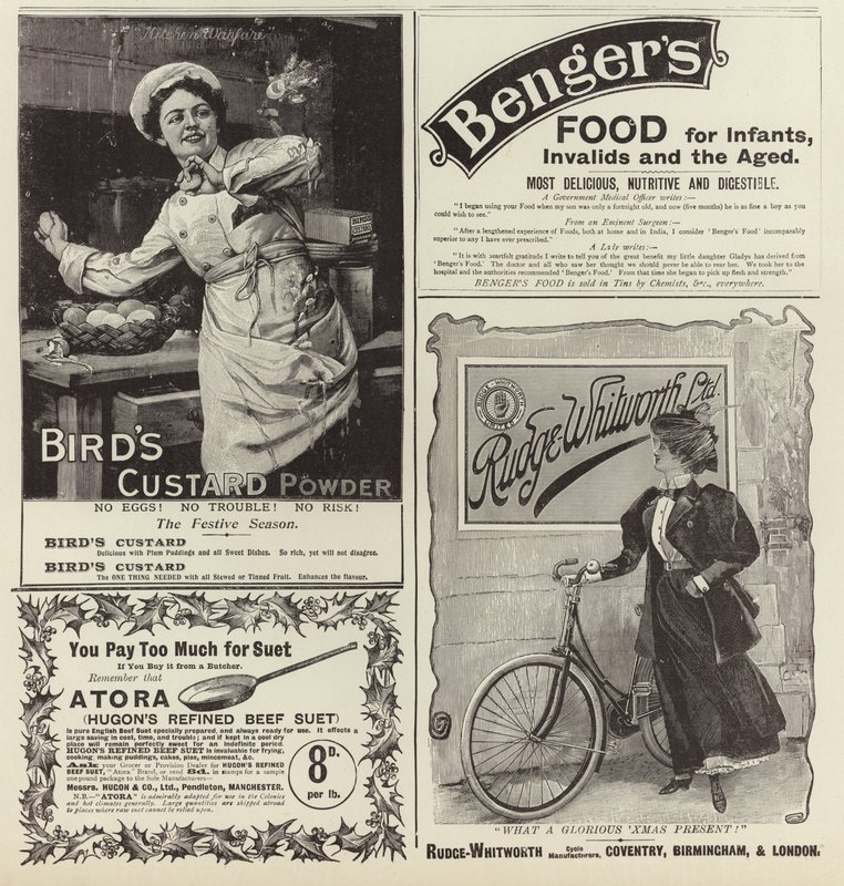 Annoncer spredte sig fra The Graphic Christmas Number 1896 af English School