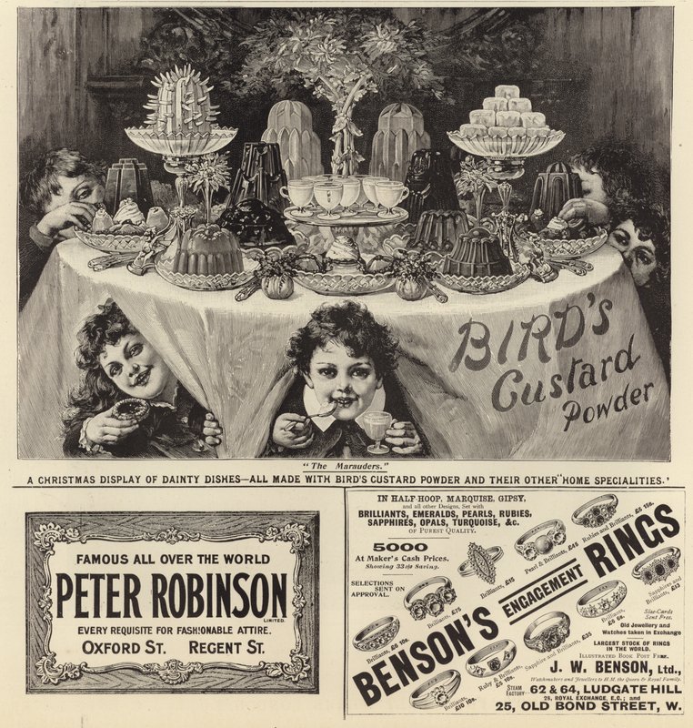 Annoncer spredte sig fra The Graphic Christmas Number 1897 af English School