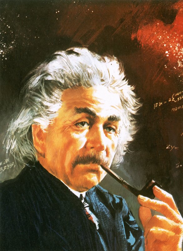 Albert Einstein af English School