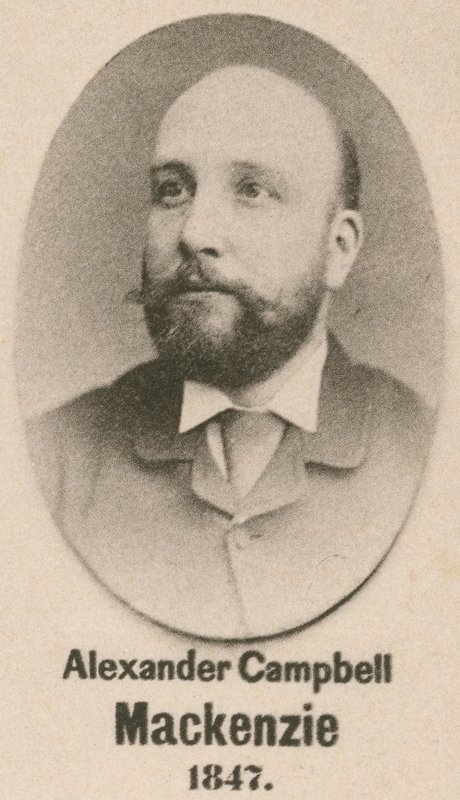 Alexander Campbell Mackenzie (gravure) af English School