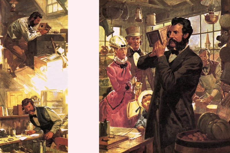 Alexander Graham Bell -- Det første telefonopkald af English School