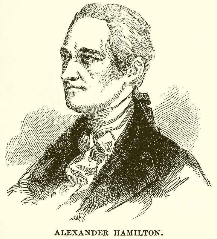 Alexander Hamilton af English School