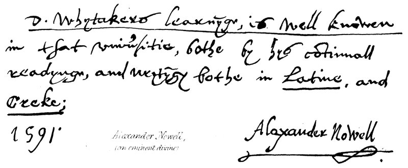 Alexander Nowell, (en eminent guddommelig) af English School