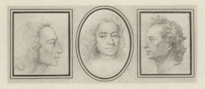 Alexander Pope (litho) af English School