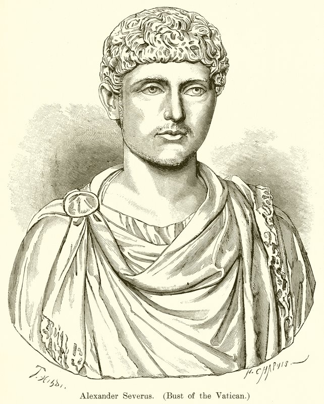 Alexander Severus. (Baste af Vatikanet) af English School