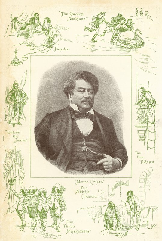 Alexandre Dumas, forfatter til Greven af Monte Cristo af English School