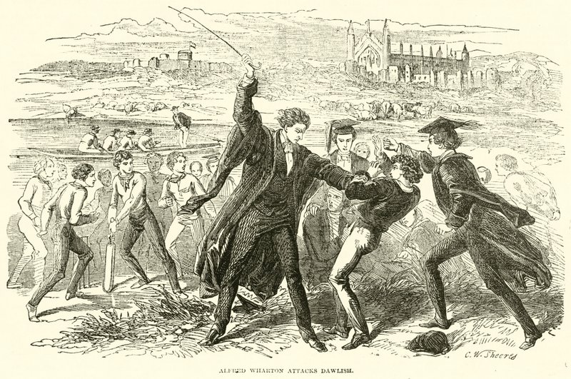 Alfred Wharton angriber Dawlish af English School