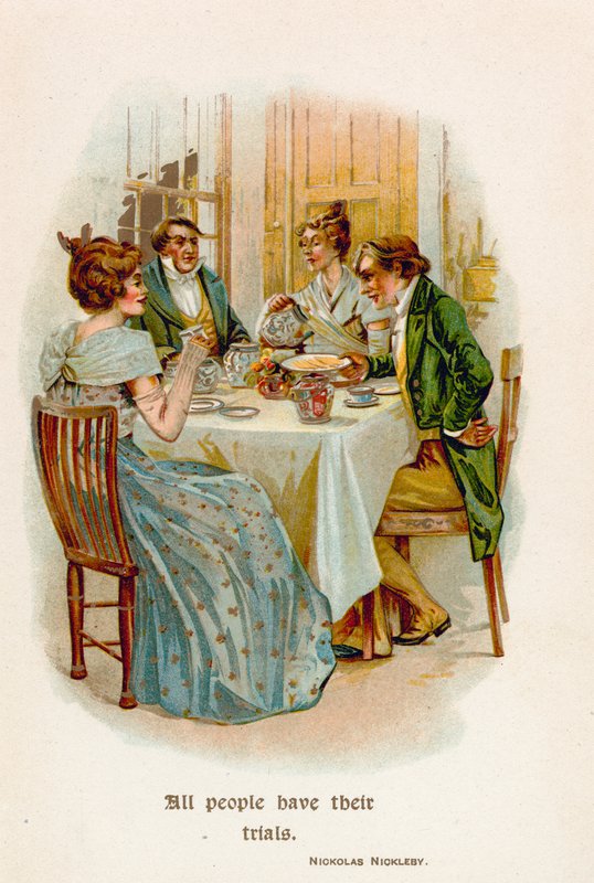 Alle mennesker har deres prøvelser. Nicolas Nickleby af English School