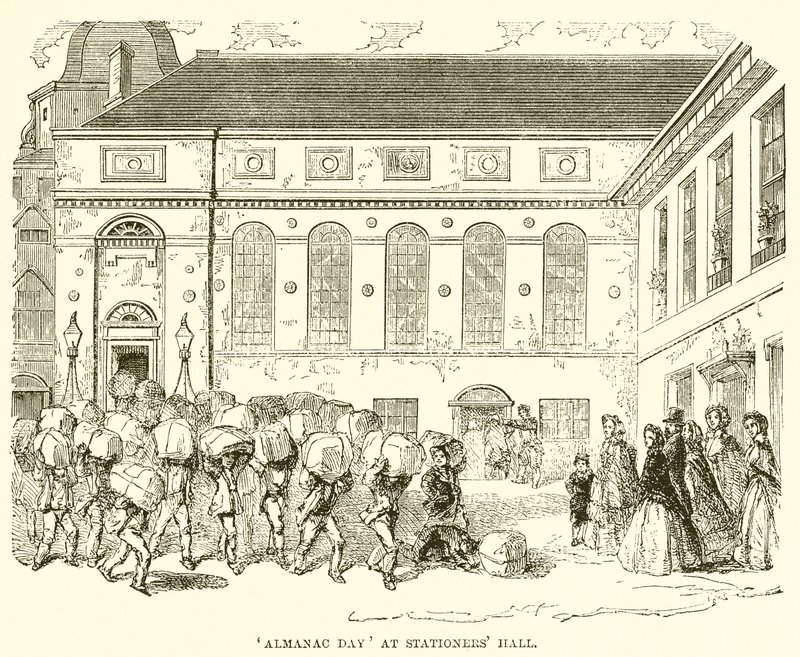 Almanakdag i Stationers Hall af English School