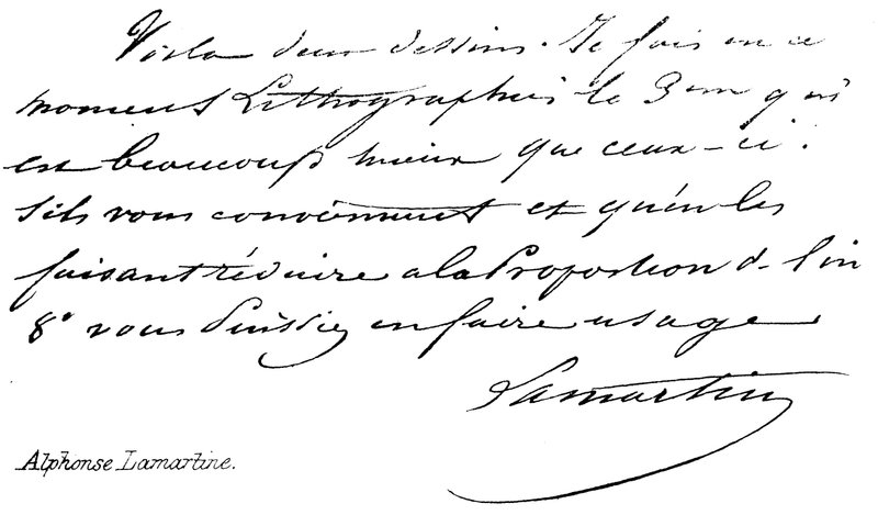 Alphonse Lamartine af English School