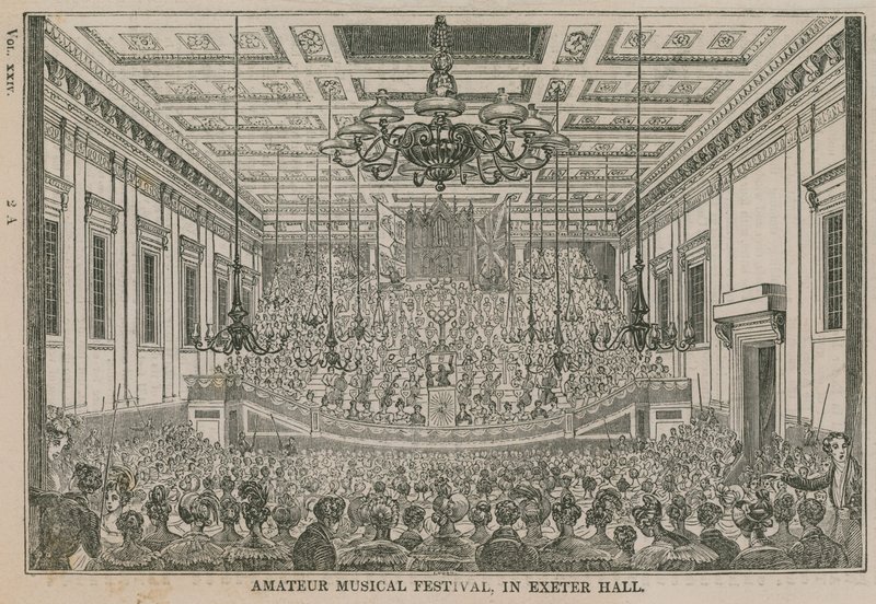 Amatørmusikalsk festival i Exeter Hall af English School