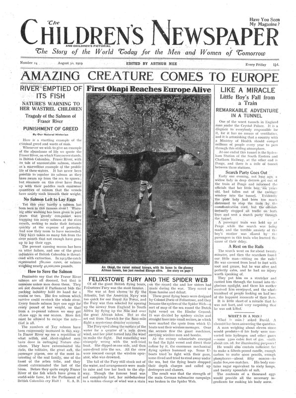 Amazing Creature Comes to Europe, forside af 