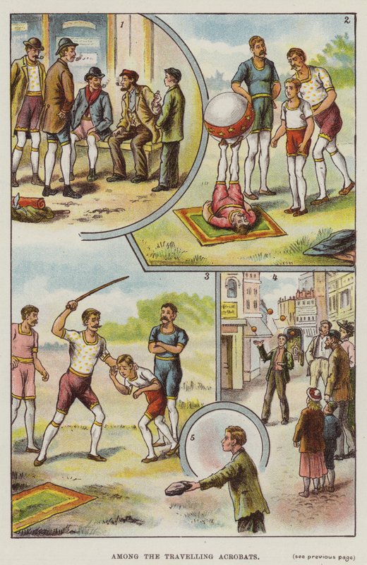 Blandt de rejsende akrobater af English School