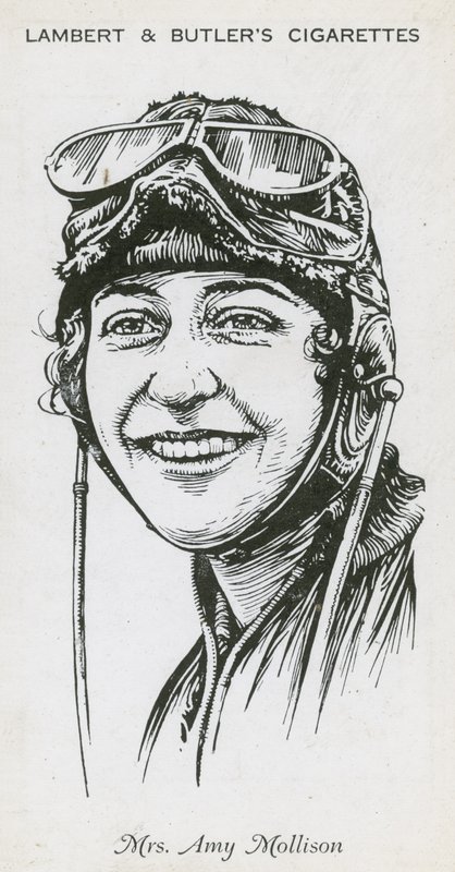 Amy Mollison, engelsk flyver af English School