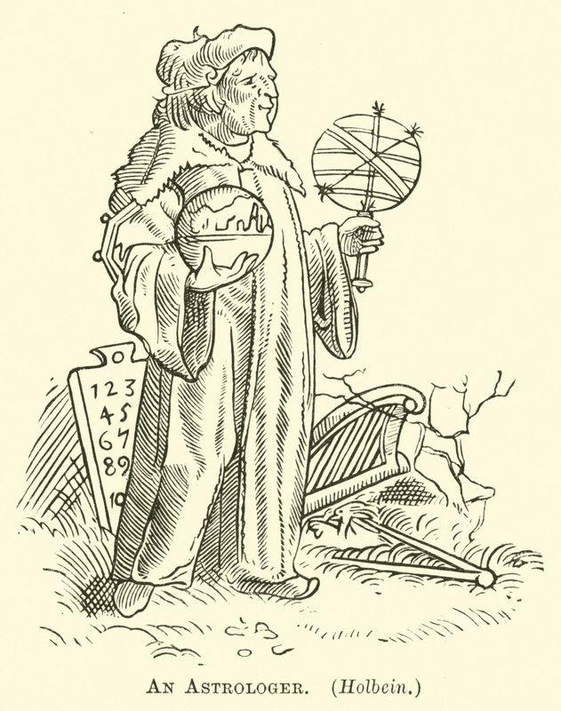 An Astrologer  af English School