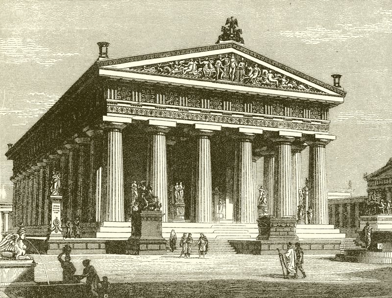An Early Doric Temple: The Sanctuary of Poseidon at Paestum af English School