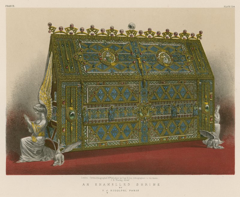 En emaljeret helligdom af F J Rudolphi, Paris af English School