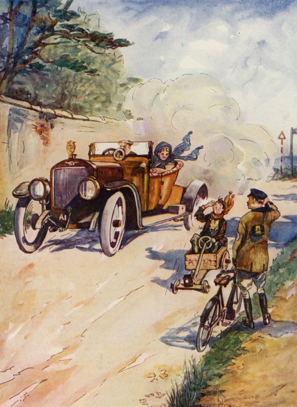 En uforskammet rival (farve litho) af English School