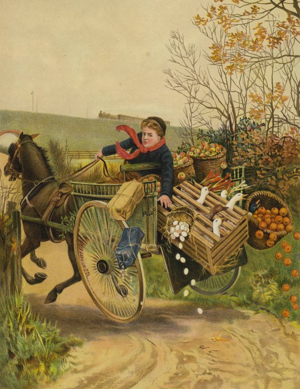 En uheldig forstyrrelse (chromolitho) af English School
