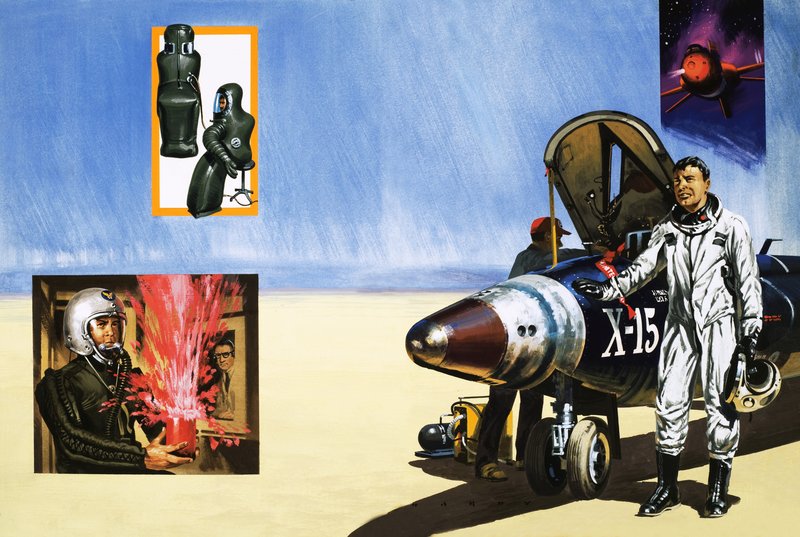 En X-15-pilot indånder ørkenluften af English School