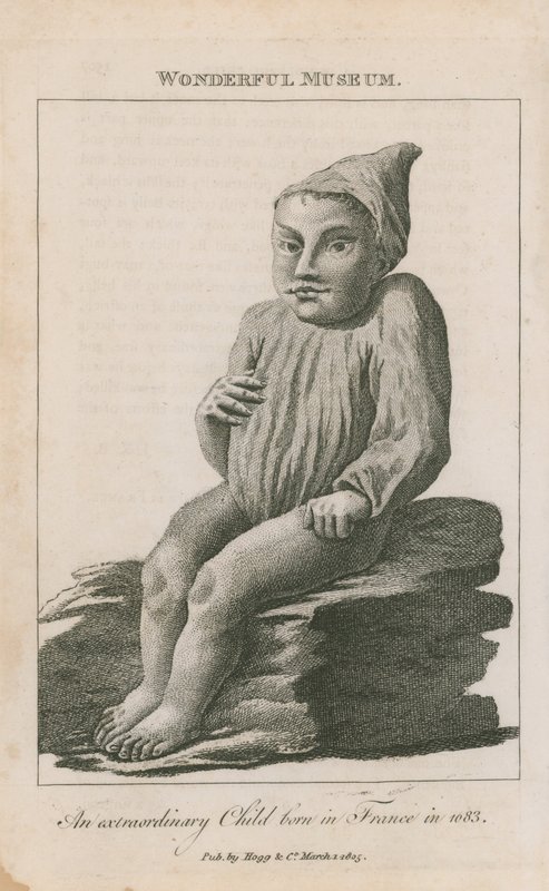 Et ekstraordinært barn født i Frankrig i 1683 af English School