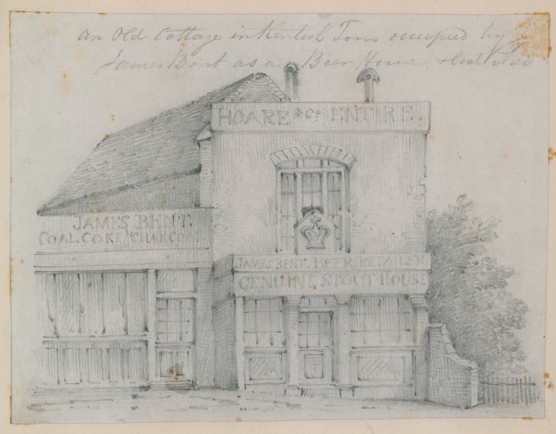 Et gammelt sommerhus i Kentish Town af English School