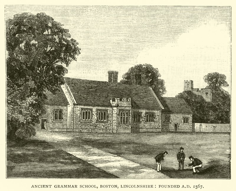 Ancient Grammar School, Boston, Lincolnshire, grundlagt 1567 e.Kr af English School