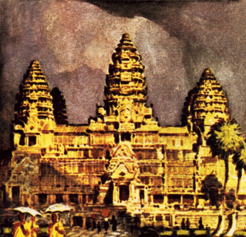 Angkor wat af English School