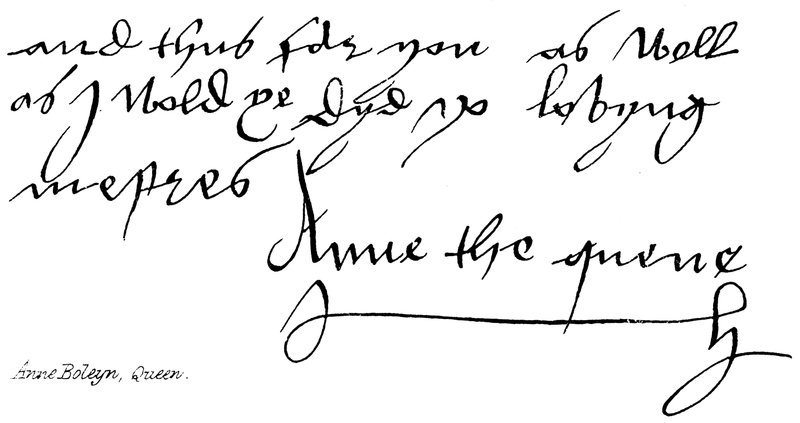 Anne Boleyn, dronning af English School