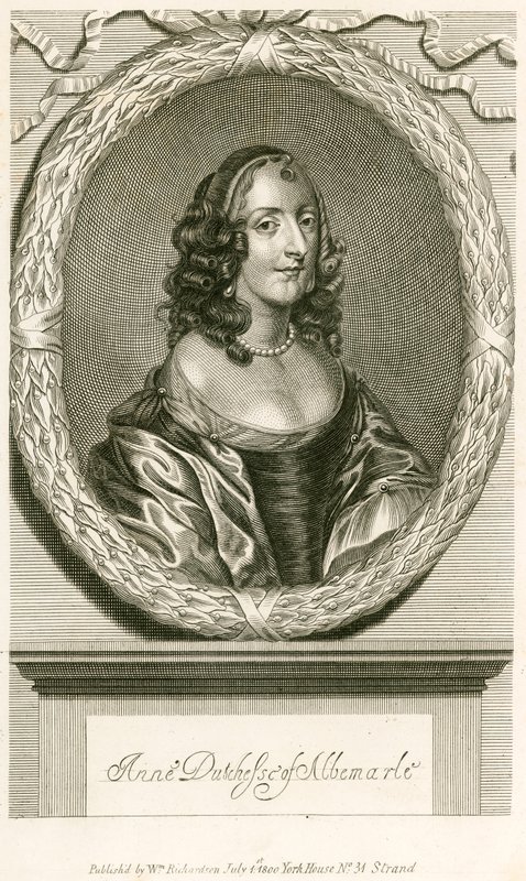 Anne hertuginde af Albemarle af English School
