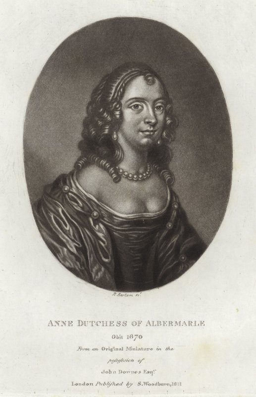 Anne hertuginde af Albemarle af English School