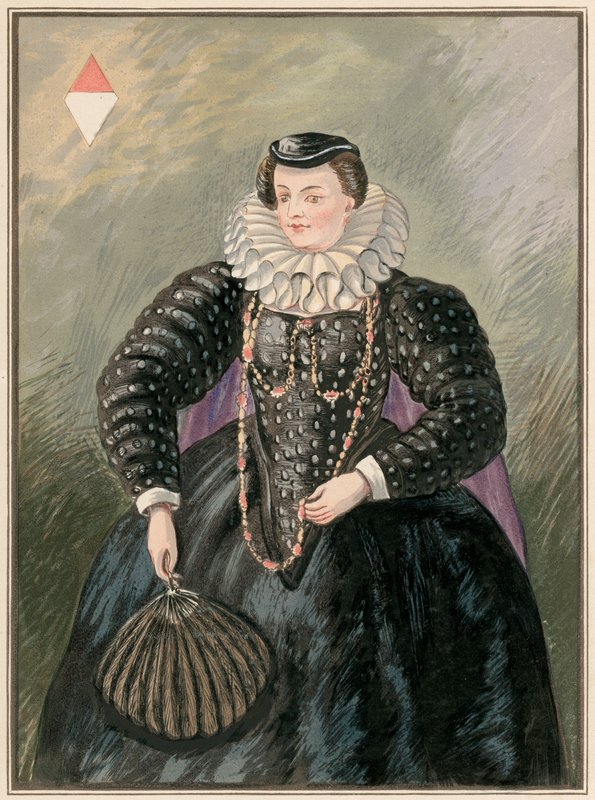 Anne Lady Lytton fra Knebworth af English School