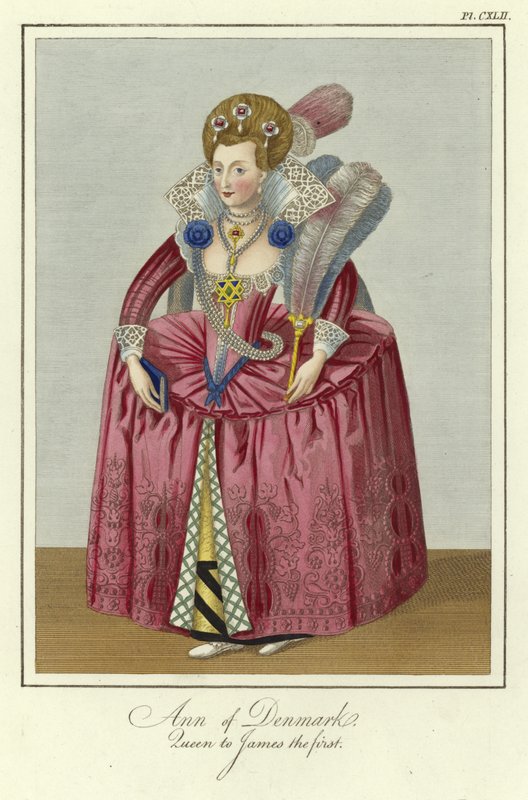 Anne af Danmark, dronning til James I af England af English School