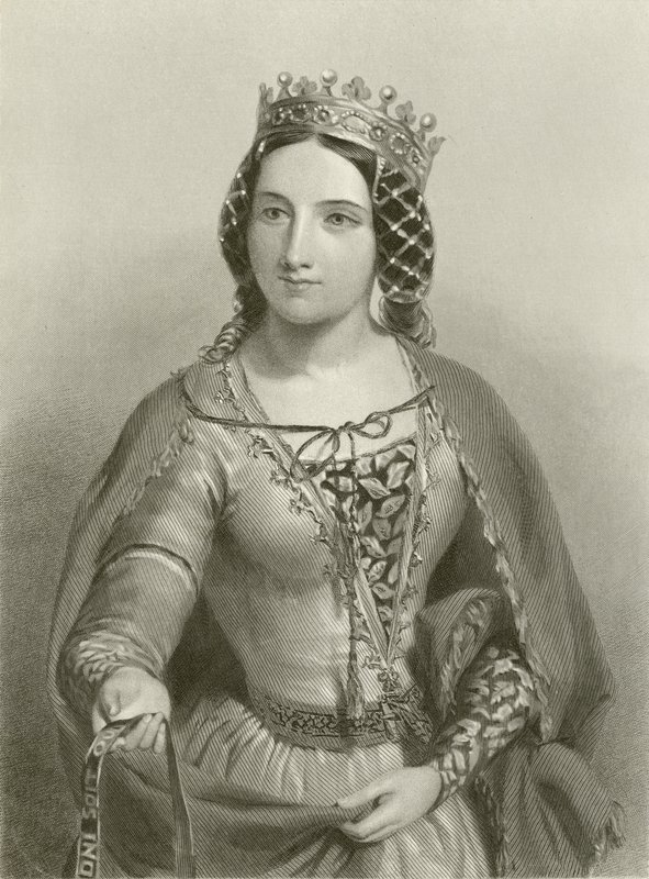 Anne af Warwick, dronning af kong Richard III af English School