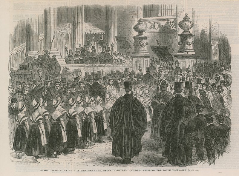 Årlig festival for velgørende børn i St. Pauls Cathedral af English School